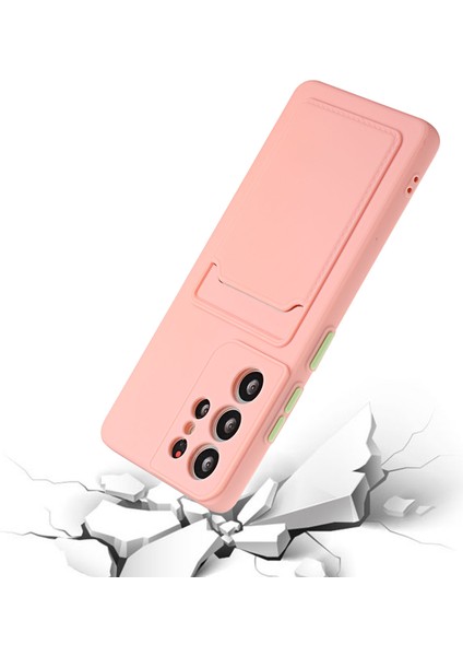 Samsung Galaxy S22 Ultra 5g Yumuşak Tpu Için Kart Tutucu-Pembe (Yurt Dışından) indirimleri