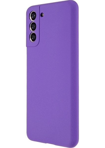 Samsung Galaxy S21+5G Anti-Fall Çift Taraflı Mat Tpu Kılıfı Ultra Ince Cep Telefonu Koruyucu Arka Kapak Morası (Yurt Dışından) modelleri