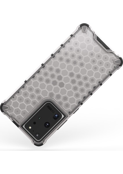 Samsung Galaxy S21 Ultra 5g-Gre Için Petek Deseni Şok Geçirmez Tpu+Pc Combo Kılıf (Yurt Dışından) indirimleri