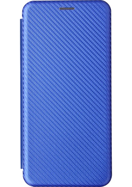 Samsung Galaxy A32 5G/M32 5g-Blue Için Karbon Fiber Deri Otomatik Emici Kasa (Yurt Dışından)