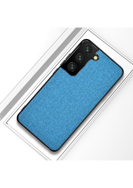Tpu+Pc+Samsung Galaxy S21+5G-BABY Mavi Için Bez Telefon Kasası Kapağı (Yurt Dışından)