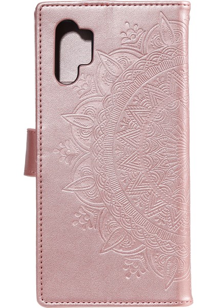 Basılı Mandala Çiçek Cüzdan Stand Samsung Galaxy A32 5g-Rose Altın Için Kayış ile Deri Kılıf (Yurt Dışından)