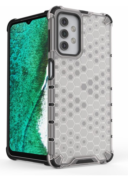 Samsung Galaxy A32 5g Petek Deseni Şok Geçirmez Tpu+Pc Combo Case-Grey (Yurt Dışından) fiyatları