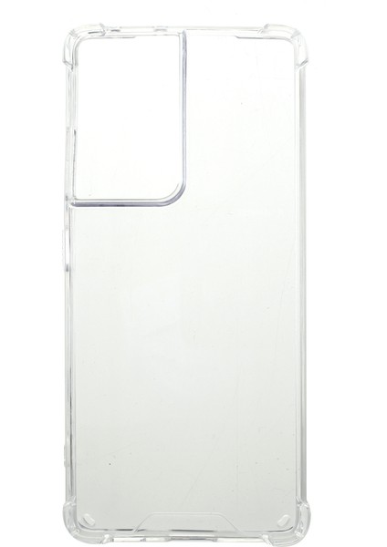 Samsung Galaxy S21 Ultra Için Şok Geçirmez Temiz Akrilik Geri+Tpu Kenar Kombo Kasası (Yurt Dışından)