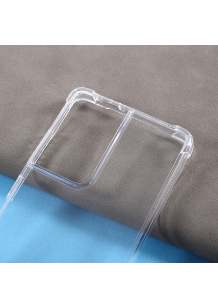 Samsung Galaxy S21 Ultra Için Şok Geçirmez Temiz Akrilik Geri+Tpu Kenar Kombo Kasası (Yurt Dışından) modelleri