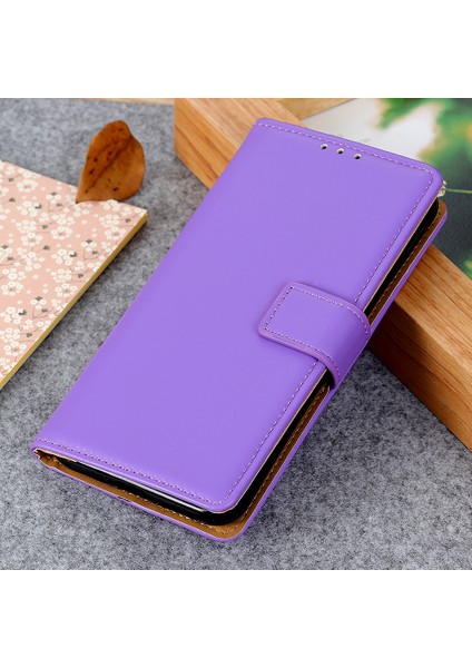 Manyetik Toka Cüzdan Stand Samsung Galaxy A22 4g (Ab Versiyonu) Için Şok Geçirmez Deri Telefon Kasası (Yurt Dışından)
