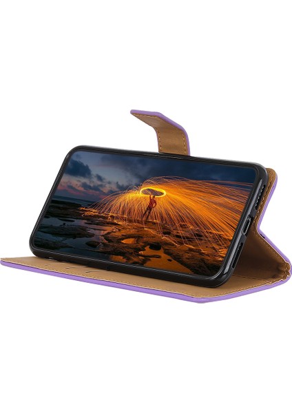Manyetik Toka Cüzdan Stand Samsung Galaxy A22 4g (Ab Versiyonu) Için Şok Geçirmez Deri Telefon Kasası (Yurt Dışından)