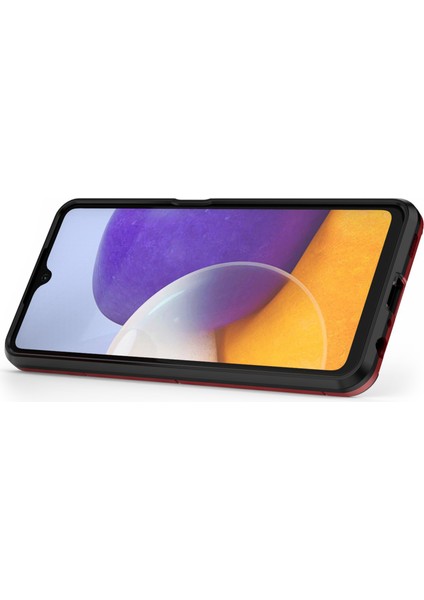 Samsung Galaxy A22 4g (Ab Versiyonu) Için Ring Tutucu Kickstandlı Pc Tpu Hibrid Telefon Kılıfı Kapak (Yurt Dışından) modelleri