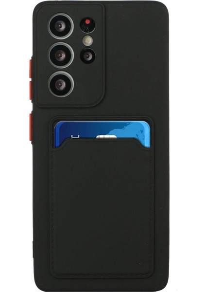 Samsung Galaxy S22 Ultra 5g Yumuşak Tpu Kart Tutucu-Black ile Kamera Koruma Kapağı (Yurt Dışından) fiyatları