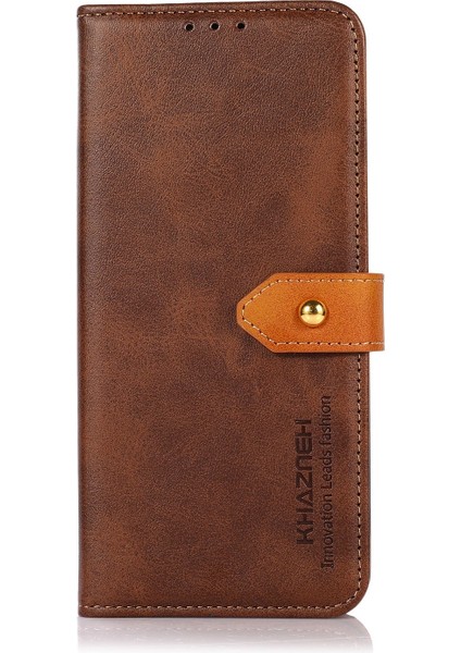 Samsung Galaxy S21 Fe-Brown Için Khazneh Altın Manyetik Toka (Yurt Dışından)