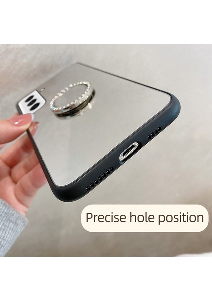 Samsung Galaxy S21 Fe 5g Için Ayna Tasarım Anti-Çizelge Anti-Koruyucu Kapak Tpu+Pc Metal Sac Ring Kickstand-Silver ile Hibrit Cep Telefon Kılıfı (Yurt Dışından) fırsatları