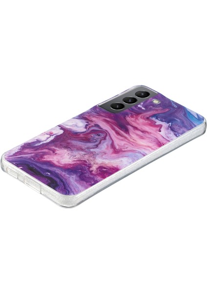 Samsung Galaxy S22+5G Mermer Desen Tpu Telefon Geri Kapak Imd Işlemi Koruyucu Kılıf Kırmızısı (Yurt Dışından) fiyatları