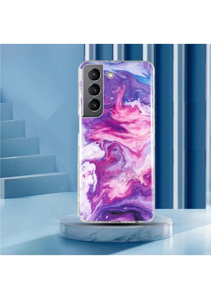 Samsung Galaxy S22+5G Mermer Desen Tpu Telefon Geri Kapak Imd Işlemi Koruyucu Kılıf Kırmızısı (Yurt Dışından) indirimleri