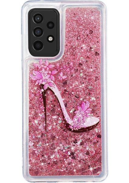Samsung Galaxy A33 Için 5g Yumuşak Tpu Bling Sıvı Hareketli Hızlı ve Kasa Kabponsu Desen Geri Kapak-Topuklu Ayakkabılar (Yurt Dışından) fiyatları