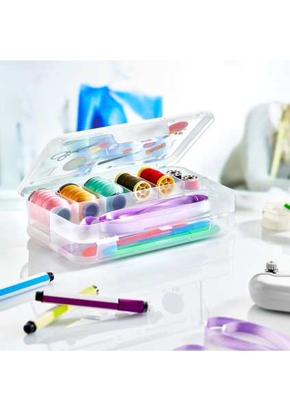 Çok Amaçlı Hobby Box Saklama Kabı & Dikiş Iplik Kutusu & Organizer & Düzenleyici