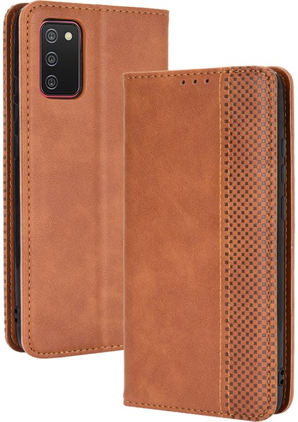 Samsung Galaxy A02S (164.2X75.9X9.1MM) Için Retro Tarzı Otomatik Emici Telefon Kabuğu (Yurt Dışından)
