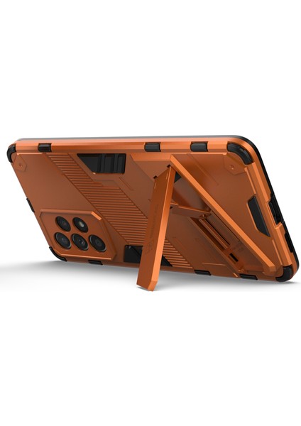Samsung Galaxy A53 5g-Orange Için Iyi Korunmuş Anti-Drop Eller Serbest Kickstand Tasarımı Tpu+Pc Hibrid Telefon Kılıfı Kapak (Yurt Dışından) fırsatları