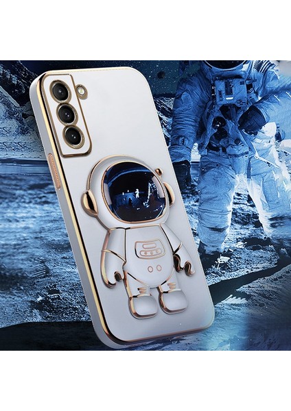 Samsung Galaxy S22 Için 5g Elektrapan Astronot Kickstand Tpu Kılıf Anti-Drop Telefon Kabuk Yeşil (Yurt Dışından) fırsatları