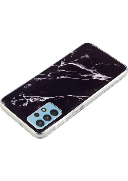 Samsung Galaxy A32 4g (Ab Versiyonu) Imd Mermer Desen Yumuşak Tpu Kapak Damla Geçirmez Ince Telefon Kılıf (Yurt Dışından)