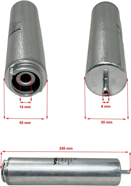 Bmw 6 Serisi E63, E64 (635D, 210 Kw, 286 Hp) 2007-2010 Yakıt Filtresi