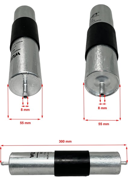 Bmw 3 Serisi E46 (316İ, 316Cİ, 318İ, 320İ, 320Cİ, 323İ, 323Cİ, 328İ, 328Cİ) 1997-2006 Yakıt Filtresi