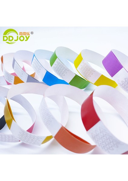 Pembe 25MM 100 Adet Su Geçirmez Tyvek Bilek Bandı, Parti Için Tek Kullanımlık Bilet Tanımlama Bilezikler, Etkinlikler Için Kağıt Bileklikler (Yurt Dışından) fırsatları