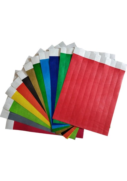 Kırmızı 19X250MM 100 Adet Parti Kağıt Bilekliği Sentetik Kağıt Bilezik Toplantı Yapışkan Bileklik Baskı Desen Logolu Kağıt Kartı Parti Bilekliği (Yurt Dışından) indirimleri
