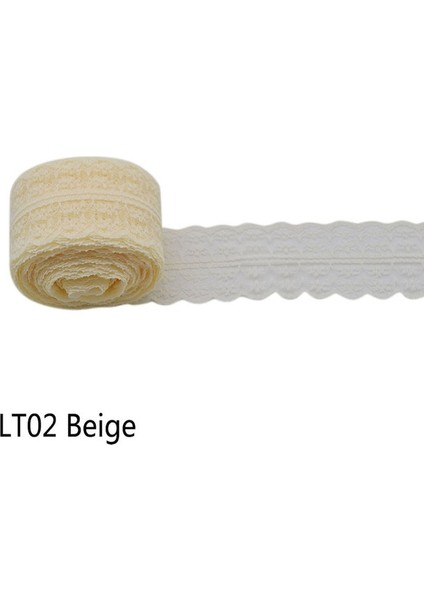Bej 10 M/grup 4.5 cm Dantel Tül Rulo Kumaş Biriktirme Tutu Etek Düğün Masa Dekorasyon Bebek Duş Doğum Günü Partisi Dekoratif Malzemeleri (Yurt Dışından) fiyatları