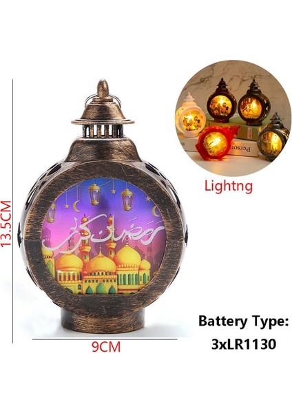 Yuvarlak Bronz Karikatür Müslüman Ramazan Fener Asılı Süsleme Eıd Mubarak Hediye LED Rüzgar Işık Gurbang Ramazan Dekorasyon Ev Kurban Bayramı Yardımı Için (Yurt Dışından) fiyatları