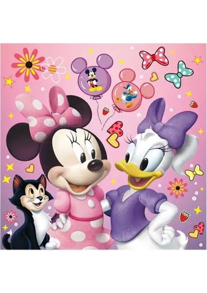 ARKAPLAN150X100CM Minnie Daisy Duck Parti Malzemeleri Tek Kullanımlık Sofra Masa Örtüsü Bardak Plaka Çocuklar Kız Donald Doğum Günü Partisi Süslemeleri Favor (Yurt Dışından)