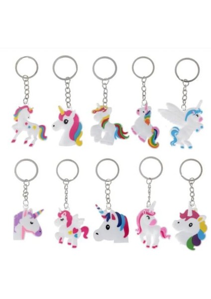 Stil 1 12 Adet Unicorn Parti Kauçuk Bileklik Anahtar Zincirleri Çocuklar Doğum Günü Bilezik Şekeri Bebek Duş Dıy Renkli At Parti Dekor Malzemeleri (Yurt Dışından) fiyatları