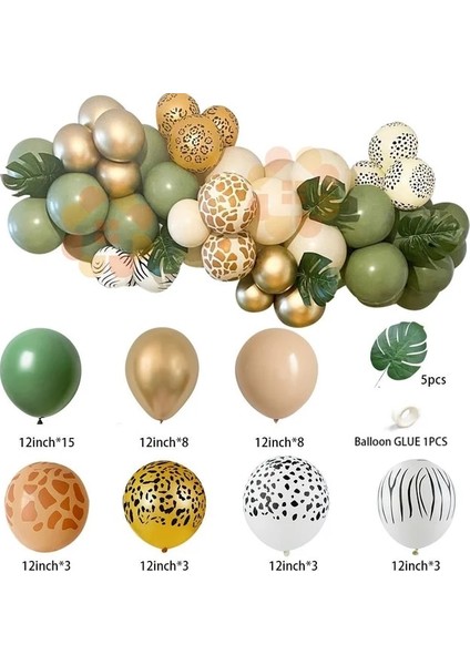 49 Adet Set Yeni Karton Hayvan Tek Kullanımlık Sofra ile Hayvan Balon Seti Çocuklar Için Jungle Safari Orman Doğum Günü Partisi Dekorasyon Kaynağı (Yurt Dışından) fiyatları