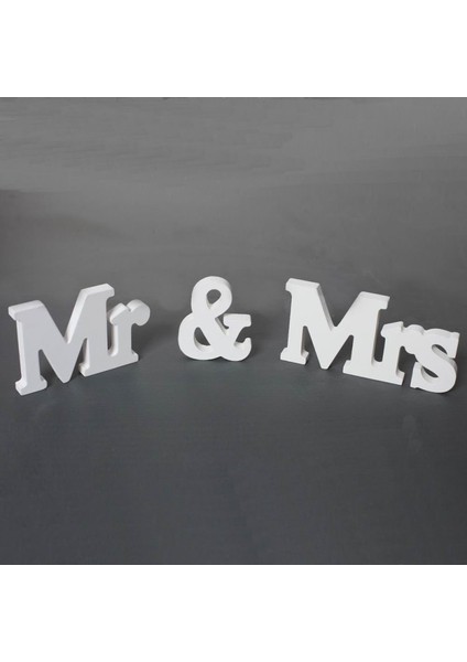 Bir Düğün Dekorasyon Bay ve Bayan Beyaz Ahşap Harfler Sevgiliye Masa Dekorasyon Aksesuarları Evlenmek Fotoğraf Sahne Süsler (Yurt Dışından) fırsatları