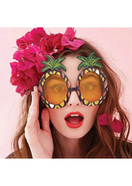 16 Hawaii Plaj Partisi Pembe Flamingo Parti Tropikal Süslemeleri Komik Gözlük Ananas Güneş Gözlüğü Yaz Luau Hawaii Parti Etkinliği (Yurt Dışından) indirimleri
