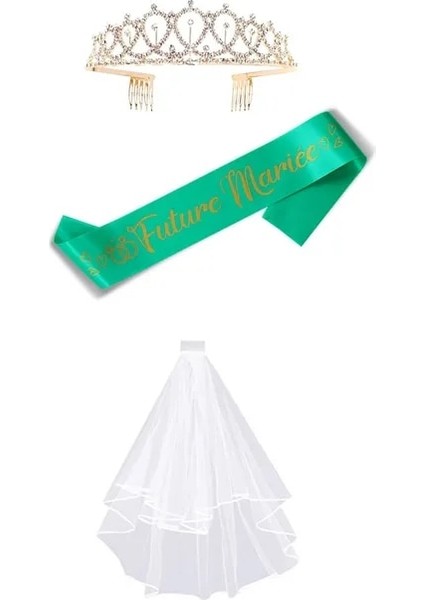 Set5 【yeni Tasarım】gelecek Mariée Nedime Kanat Bekarlığa Veda Gecesi Bekarlığa Veda Partisi Süslemeleri Gelin Duş Kanat (Yurt Dışından)