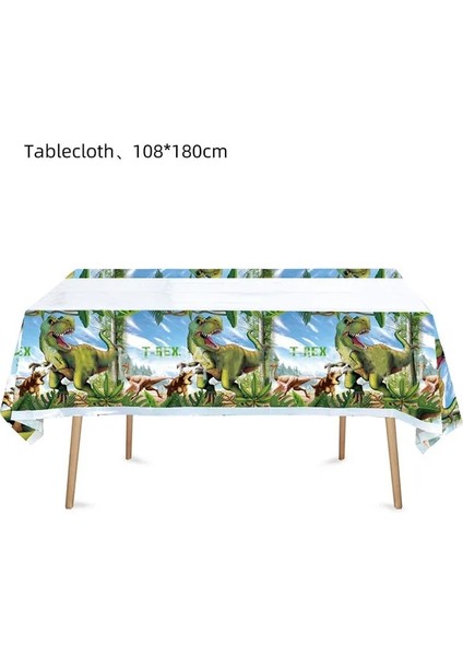 1 Adet Masa Örtüsü Jurassic Dünya Dinozor Temalı Sofra Orman Safari Dinozor Bardak Tabaklar Balon Vahşi Roar Boys Dinozor Doğum Günü Partisi Dekoru (Yurt Dışından)
