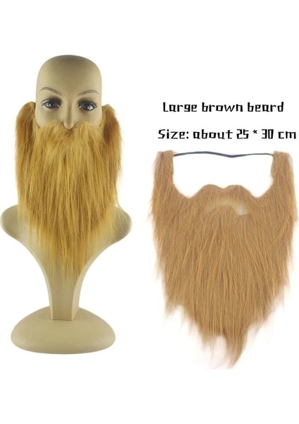 Kk 1 Adet Dıy Süslü Elbise Sahte Sakal Uzun Kabartmak Sakallar Cosplay Kostüm Sahne Noel Baba Sakal Kaşları Bıyık Noel Partisi Kaynağı (Yurt Dışından) fiyatları