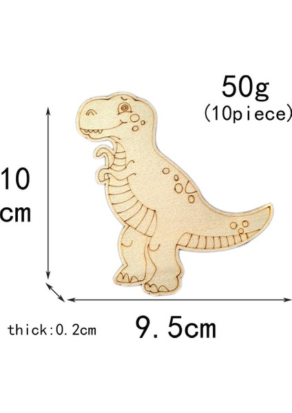 10 Adet H 10 Adet Ahşap Dinozor El Sanatları Dıy Boyama Ahşap Süsler Çocuklar Için Dinozor Doğum Günü Partisi Dekorasyon Çocuk Günü Hediyeleri (Yurt Dışından)