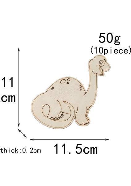 10 Adet H 10 Adet Ahşap Dinozor El Sanatları Dıy Boyama Ahşap Süsler Çocuklar Için Dinozor Doğum Günü Partisi Dekorasyon Çocuk Günü Hediyeleri (Yurt Dışından)