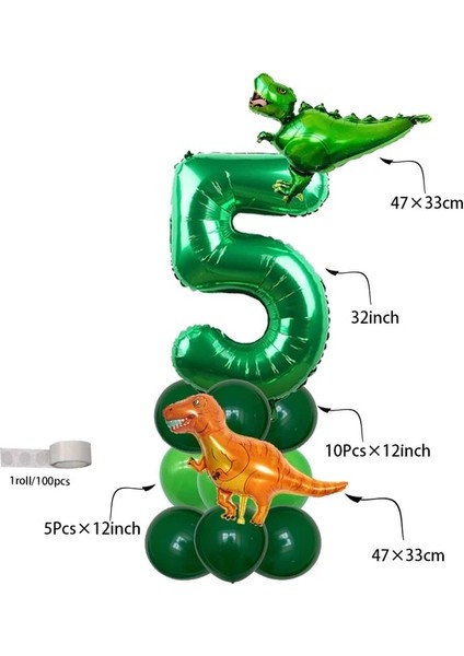 F Jurassic Dünya Dinozor Temalı Sofra Orman Safari Dinozor Bardak Tabaklar Balon Vahşi Roar Boys Dinozor Doğum Günü Partisi Dekoru (Yurt Dışından)