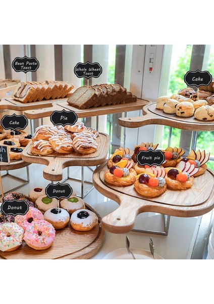 Kek Topper Peynir Seçtikleri Kara Tahta Işaretleyiciler Cupcake Topper Etiketleri Gıda Kek Karatahta Burcu Şarküteri Toppers Düğün Tatlı Dekor (Yurt Dışından) indirimleri