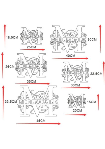 Siyah Ahşap Dikdörtgen 25 cm Genişlik Özel Ahşap Monogram Aile Adı Burcu Ilk Bölünmüş Mektup Kişiselleştirilmiş Duvar Asılı Düğün Işareti Dekor Eve Taşınma Hediye (Yurt Dışından) fırsatları