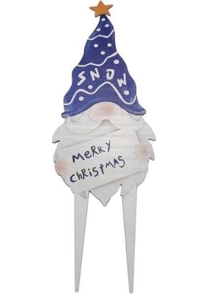 F Tipi Gnome Yard Burcu Noel Süslemeleri Çim Için Kazıklı Açık Bahçe Burcu (Yurt Dışından) fırsatları