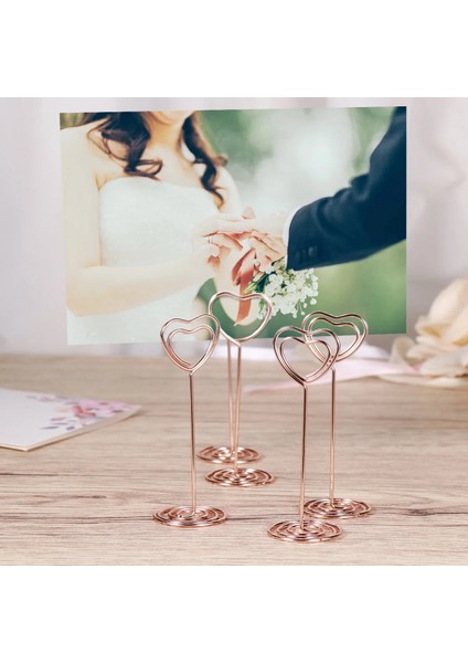 Gösterildiği Gibi Xxl Masa Tutucular Tutucu Numarası Resim Fotoğraf Yer Numaraları Stand Masaları Altın Centerpieces Klip Düğün Gül Not Klipleri Adı (Yurt Dışından) fırsatları