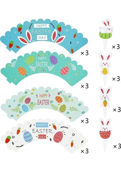 8 Adet Tavşan Fincan 1 Takım Paskalya Şeker Kutuları Renkli Tavşan Yumurta Kutuları Mutlu Paskalya Çocuklar Için Doğum Günü Süslemeleri Bahar Parti Ev Dıy Malzemeleri (Yurt Dışından) indirimleri