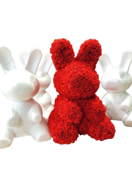 100 Adet S013 LED Gül Teddy Bear Sevgililer Günü Hediyesi Dıy Doğum Günü Hediyesi Polistiren Strafor Ayı Bunny Kalp Kalıp Paskalya Için (Yurt Dışından)