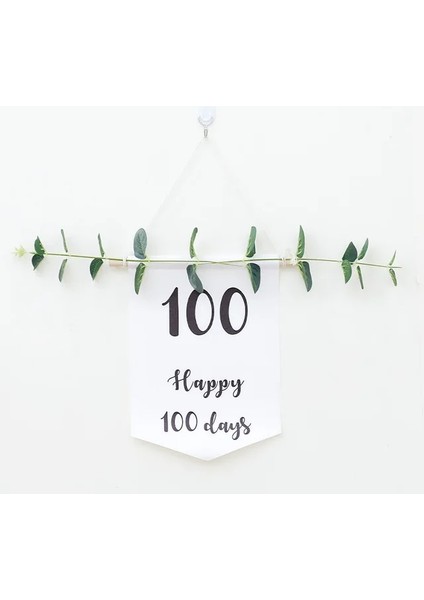 100 Gün 1 Takım 1-9th Doğum Günü Partisi Süslemeleri Kraft Doğum Günü Bunting Çelenk Mutlu Doğum Günü Dekorasyon Ilk Doğum Günü Kız Erkek Partisi (Yurt Dışından) fiyatları