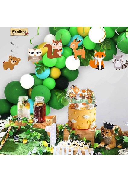 Hayvan Hediye Çantası Staraise Woodland Hayvan Orman Orman Dıy Parti Dekor Woodland Doğum Günü Partisi Bebek Duş Dekor Çocuklar Doğum Günü Partisi Malzemeleri (Yurt Dışından)