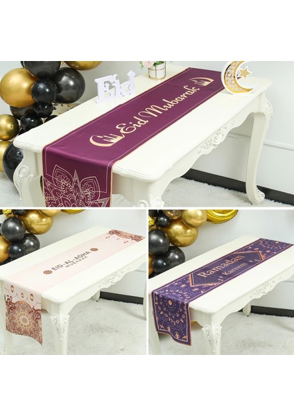 Eıd Masa Koşucu 35 Eıd Mubarak Masa Koşucu Ramazan Süslemeleri 2023 Ev Masa Örtüsü Ramazan Kareem Eid Al Adha Islam Müslüman Parti Dekorasyonu (Yurt Dışından) fiyatları