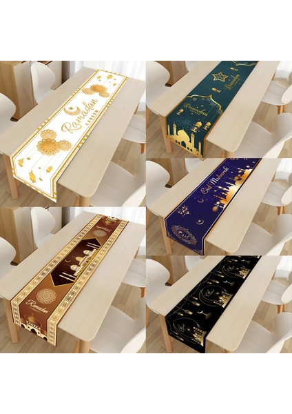 Eıd Masa Koşucu 35 Eıd Mubarak Masa Koşucu Ramazan Süslemeleri 2023 Ev Masa Örtüsü Ramazan Kareem Eid Al Adha Islam Müslüman Parti Dekorasyonu (Yurt Dışından) modelleri